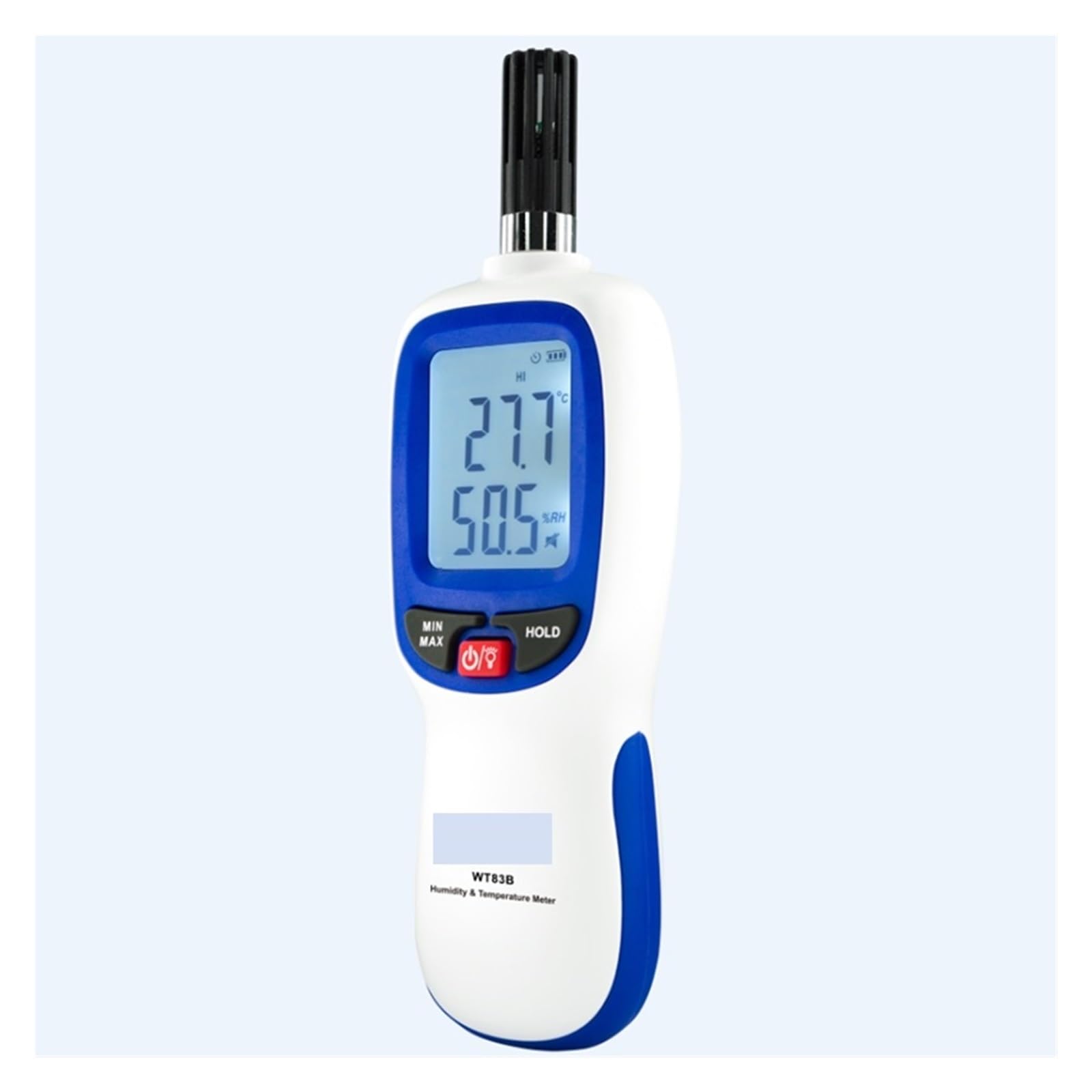 Bluetooth-Thermometer-Hygrometer mit Hintergrundbeleuchtung | MAX/MIN-Datenspeicherung, Taupunkt, Hintergrundbeleuchtung(Wt83)
