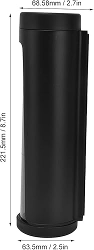 Miniatura 2 de Soporte de filtro de papel, diseño visual de ventana, almacenamiento de filtro de café negro saludable con tapa abatible para K CUP desechable,