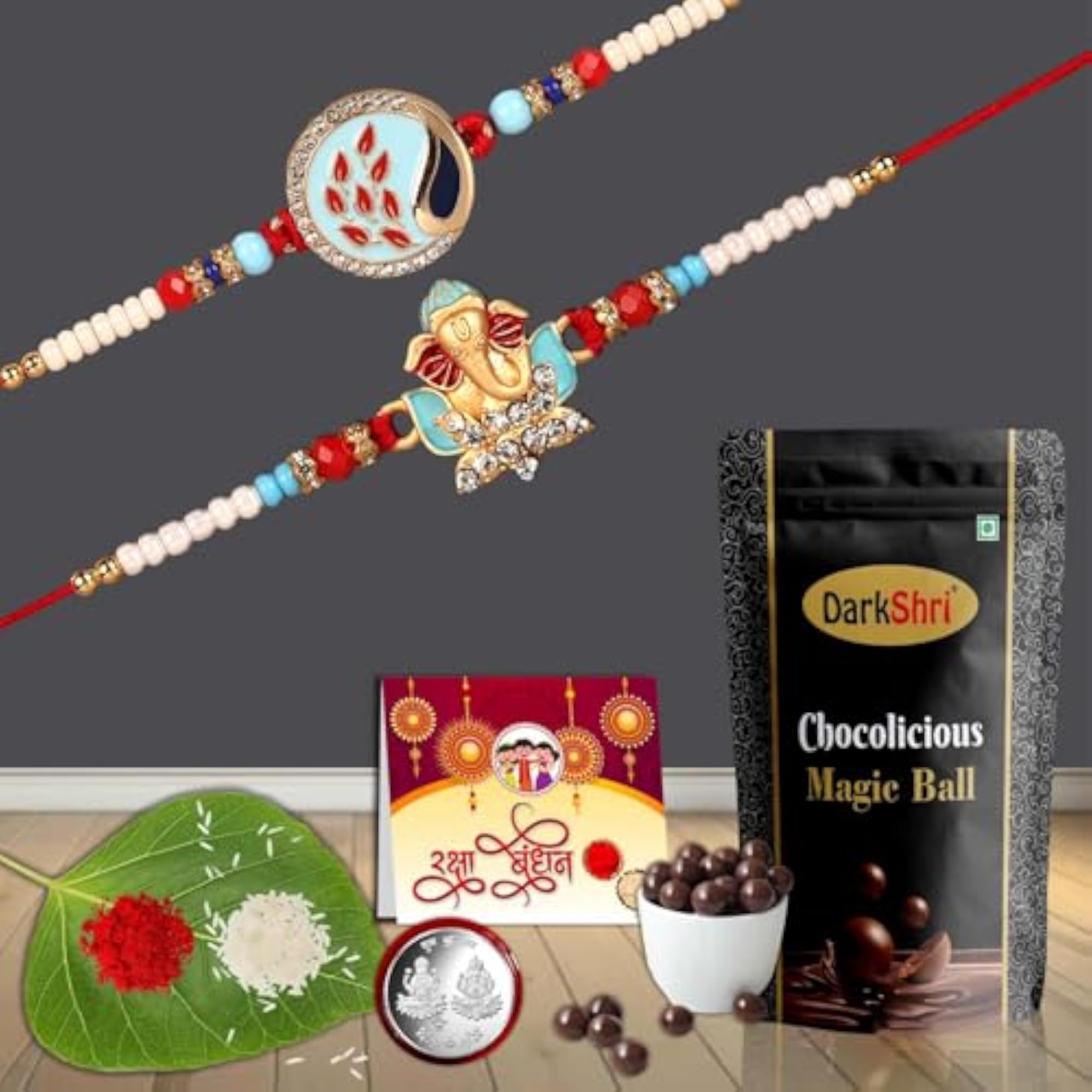 Rakhi Combo for Brother with Chocolate Gift, Best Rakhi Gift