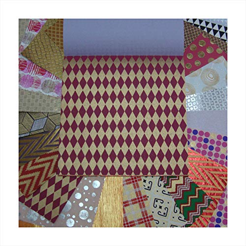 Paperhues Geometric Patterns Scrapbook Papers 12X12" Pad, 24 Sheets. #TOP4