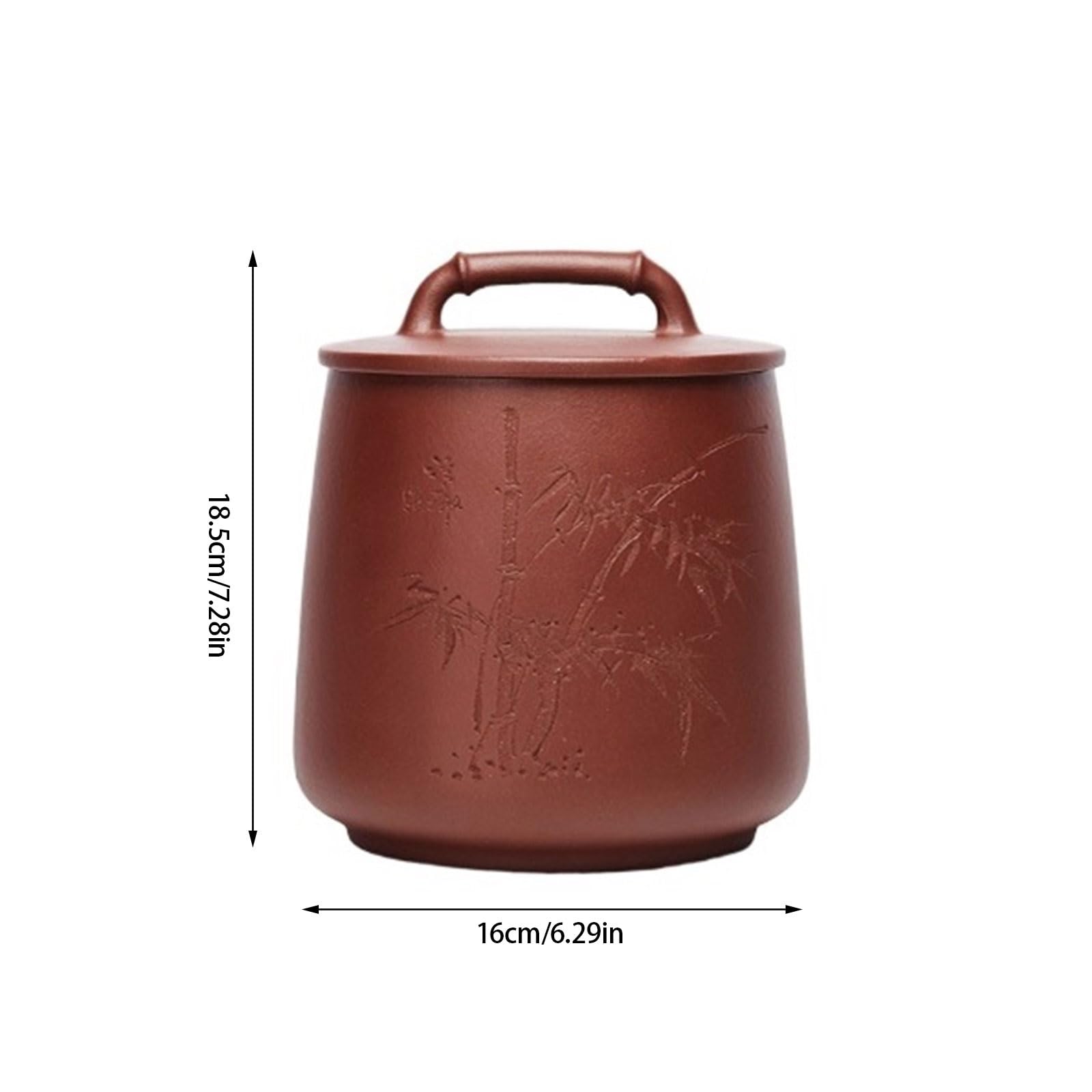 Ceramiczny pojemnik na herbatę chiński styl domowy przechowywanie herbaty słoik fioletowy piasek czarna herbata słoik na herbatę odpowiedni dla rodzin, hoteli i kawiarni pojemnik do