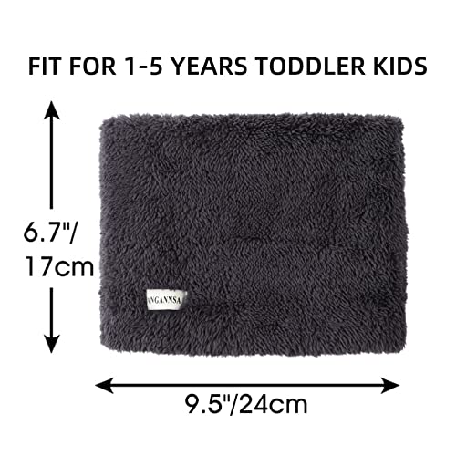 Image of JANGANNSA Fleece Kids Scarf - Warm Winter & Autumn Neck Warmer for Boys & Girls 1-6Y