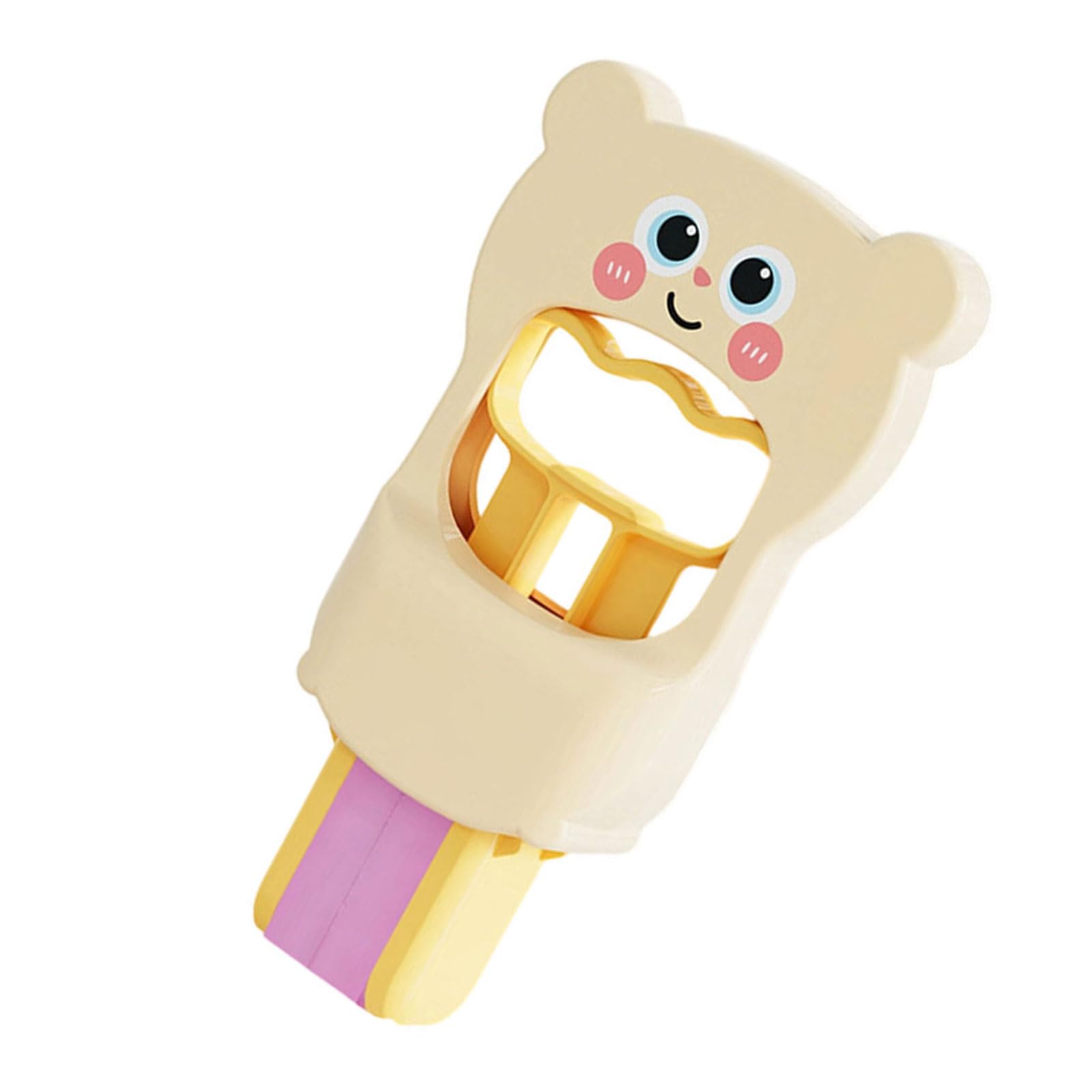 Kalttoy Cartoon Bear Mop ABS Construction Space Saving Household Cleaning Equipment for Apartments Foldable Tiny Mop Compact Storage