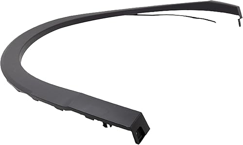 Miniatura 2 de Garage-Pro Moldura de guardabarros para Volkswagen Tiguan 2018-2023 trasero, lado del pasajero, parachoques de estilo estándar, negro texturizado,