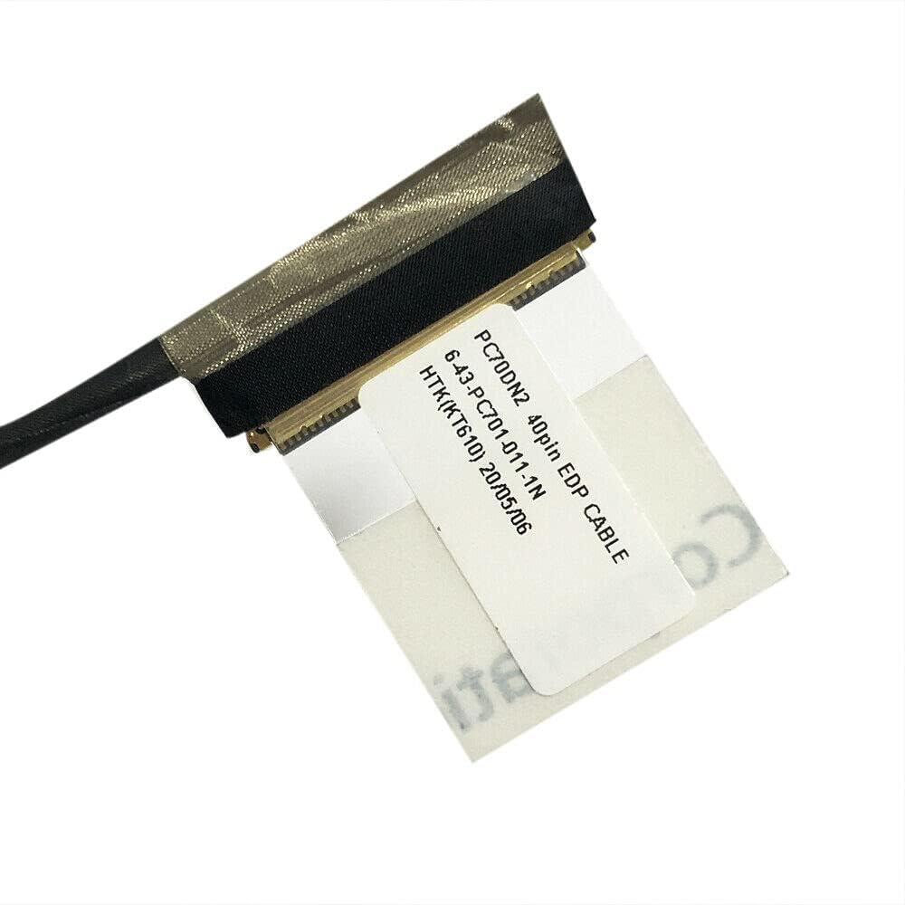 JINTAI Suyitai Replacement for Clevo PC70DN2 4K EDP LCD Screen Video Cable 643PC7010111N 40Pin