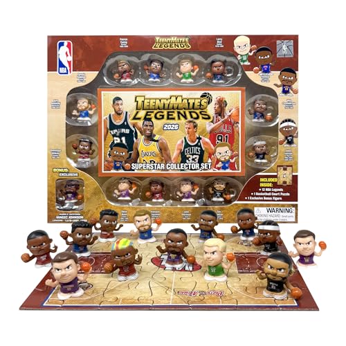 Party Animal TeenyMates NBA Basketball Legends Action Figures Gift Set