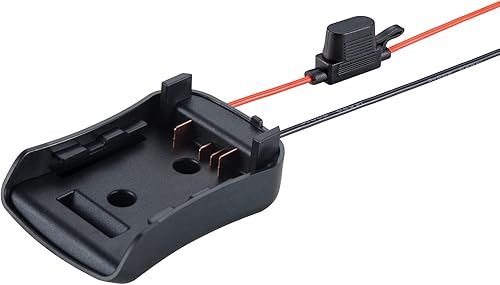 Adaptador de rueda Power Ride compatible con Dewalt 60V max adaptador de batería con fusible y terminal de cable, convertidor de potencia de cable