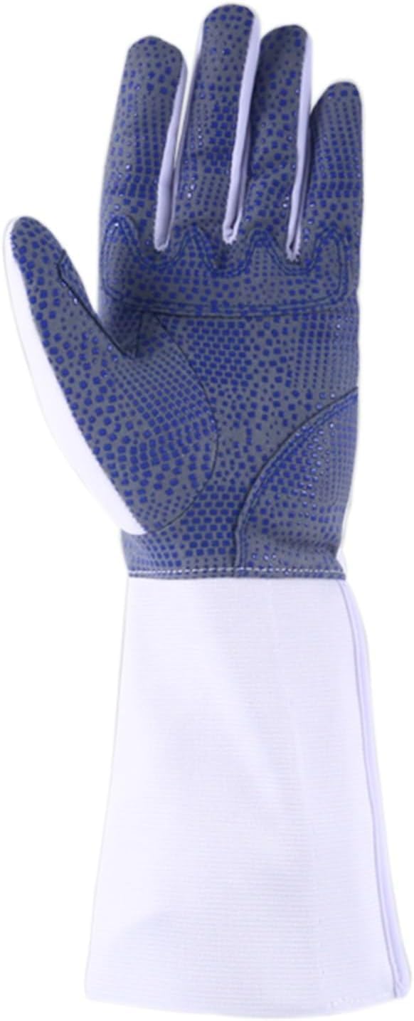 Fencing Glove,Fencing Equipment Adults and Children Glove for Epee Foil and Sabre, Artificial Leather Mitten for Fencing Match and Bout Practice(Size:12#,Color:Left Hand)