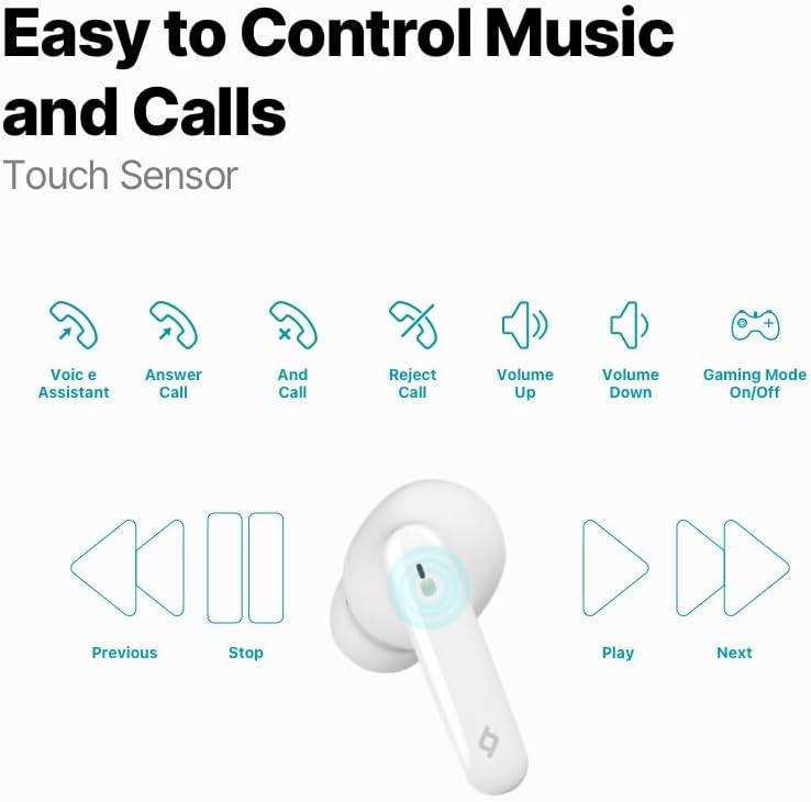 Touch Sensor Controls for Music and Calls