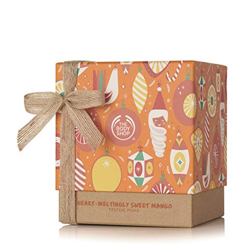 The Body Shop Mango Gift Set, Moisturize Skin With The Fruity Scent of Mango, Enriched With Community Trade Mango Seed Oil From India, 5Piece
