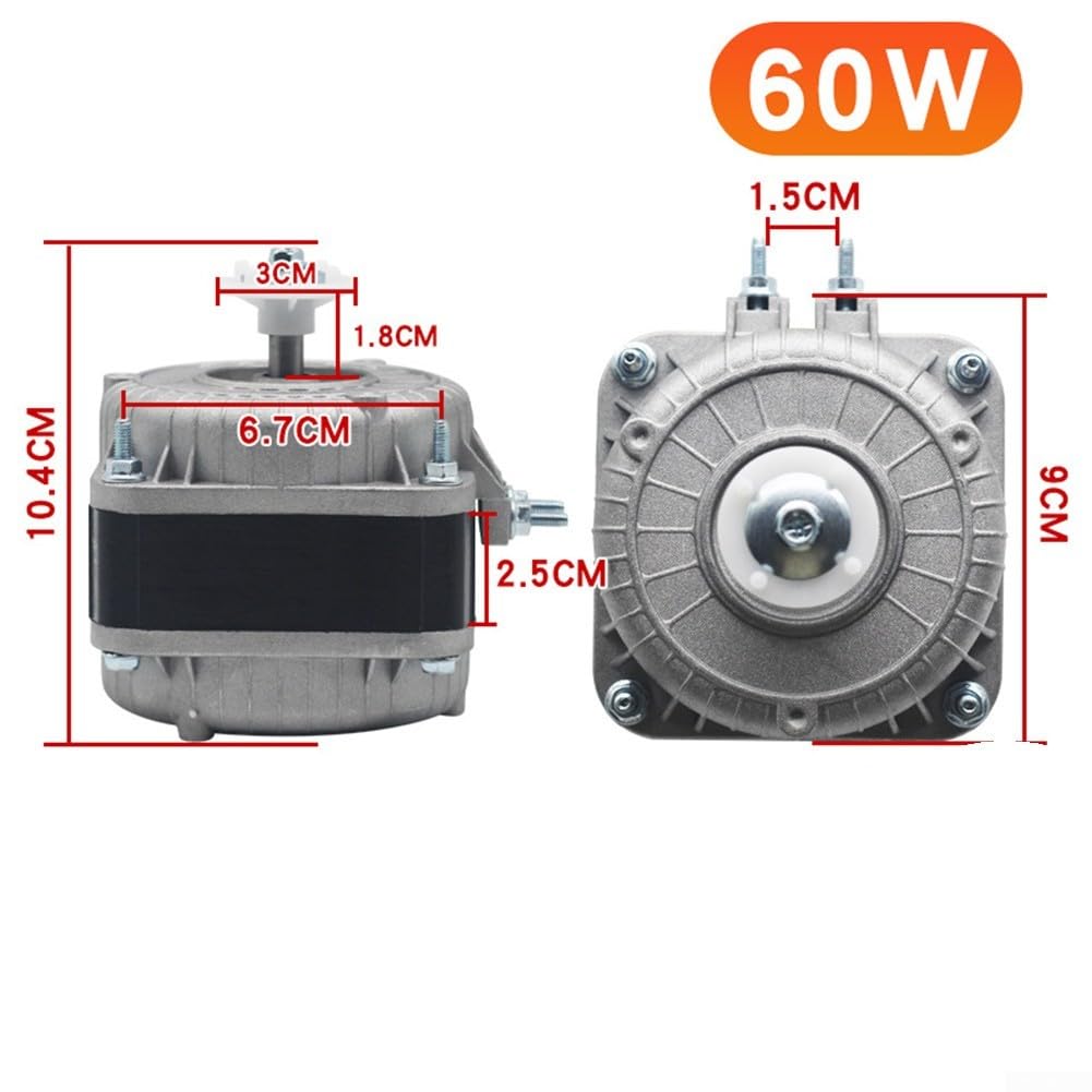 Silnik Wentylator Chłodzenie Chłodziarka do sprężarki Kondensator Miedź Aluminium 25W Do lodówki(40w)