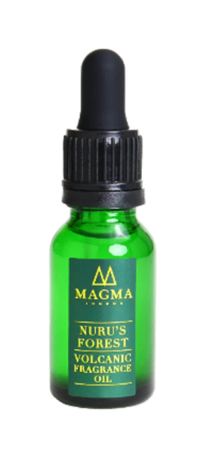 Nuru's Forest Refill - Fragrance Oil for Magma Volcanic Rock Diffuser - Wild Forest and Floral Notes - Galbanum, Juniper and Moss with Otto Rose and Violet Leaf - 15 ml