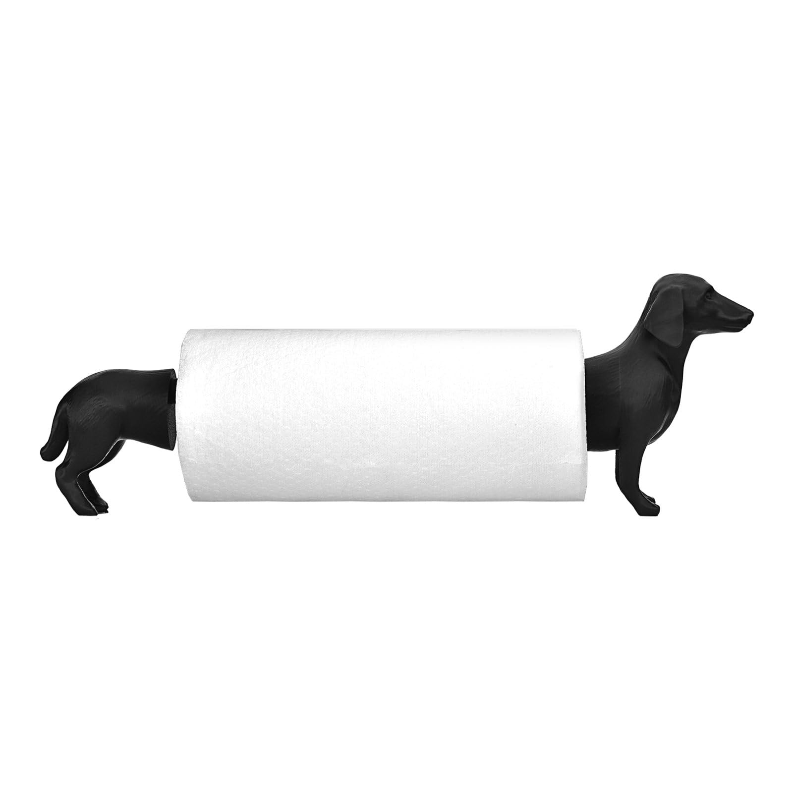 Porta asciugamani di carta a forma di bassotto, espositore autoportante per fazzoletti, stampa 3D per piano di lavoro della cucina, decorazione per la casa, lunghezza regolabile, estensibile