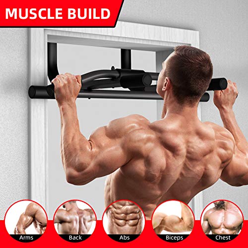 Pull Up Bar For Doorway, Chin Up Bar Doorframe For Home Exercise, No Screws For Home Gym Exercise Equipment, Multifunctional Fitness Bar Exercise Bar Fits Most Doorways #TOP1