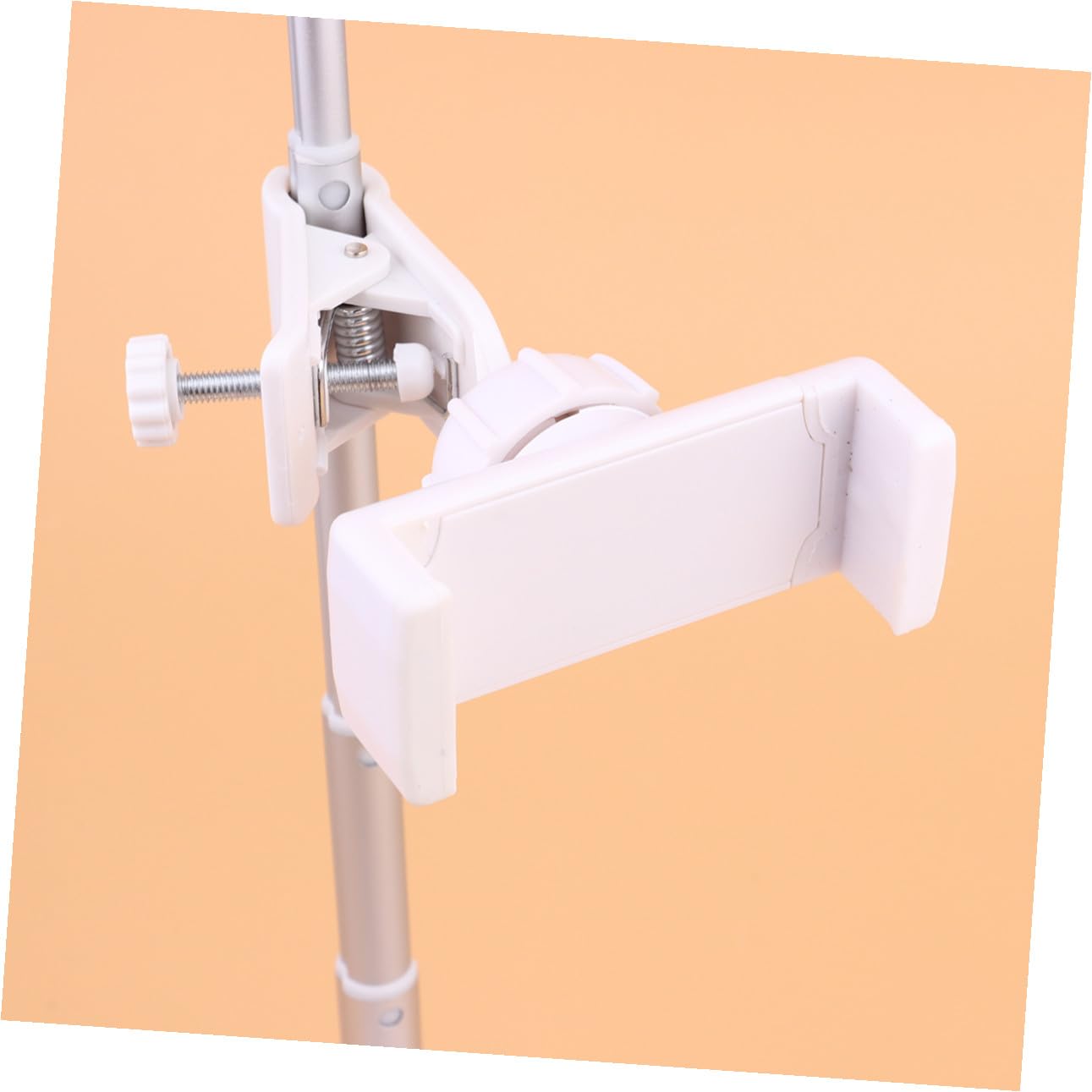 Luce ad Anello per Selfie LED Lampada per Trucco Regolabile Luce da Tavolo Multifunzionale con Supporto per Cellulare per Fotografia e Video Bianco
