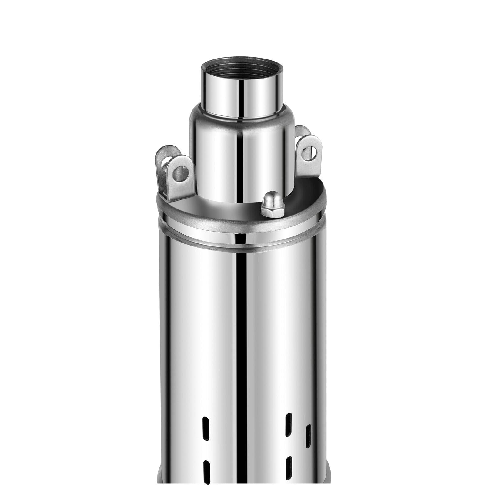 Bomba sumergible de 24 V 370 W, bomba para pozos profundos, bomba sumergible de acero inoxidable, bomba sumergible solar, hasta 65 m1,8 m³/h para riego agrícola piscina jardín.