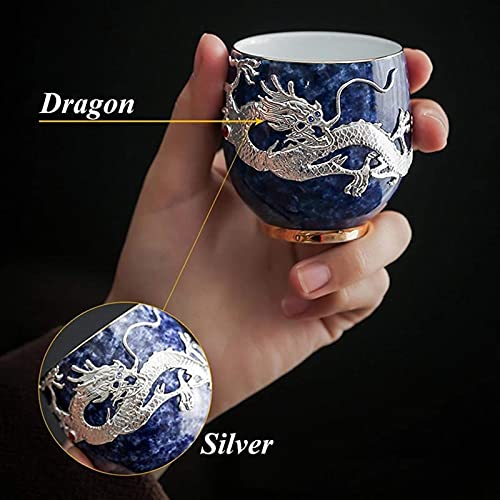 Tasse à thé en céramique d'exception décor Dragon pour Master Cup - 4