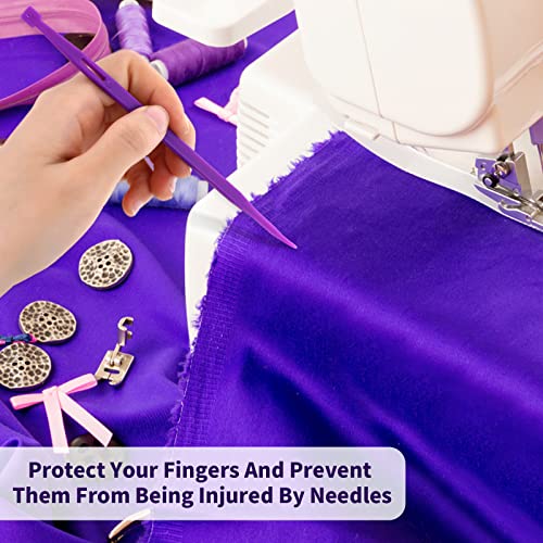 4 Pieces Sewing Purple Thangs Multifunctional Sewing Tools,Sewing Seam Presser Tool Plus 2 Felt Storage Pouches Multifunctional Sewing Purple Thang #TOP5