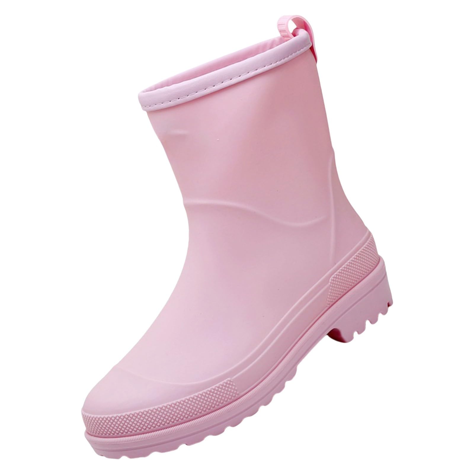 Botas de goma para mujer, botas de lluvia cortas, botas de lluvia, impermeables, botines de goma, botas de jardín al aire libre, antideslizantes, botines de lluvia, botas de lluvia, botas semibotas
