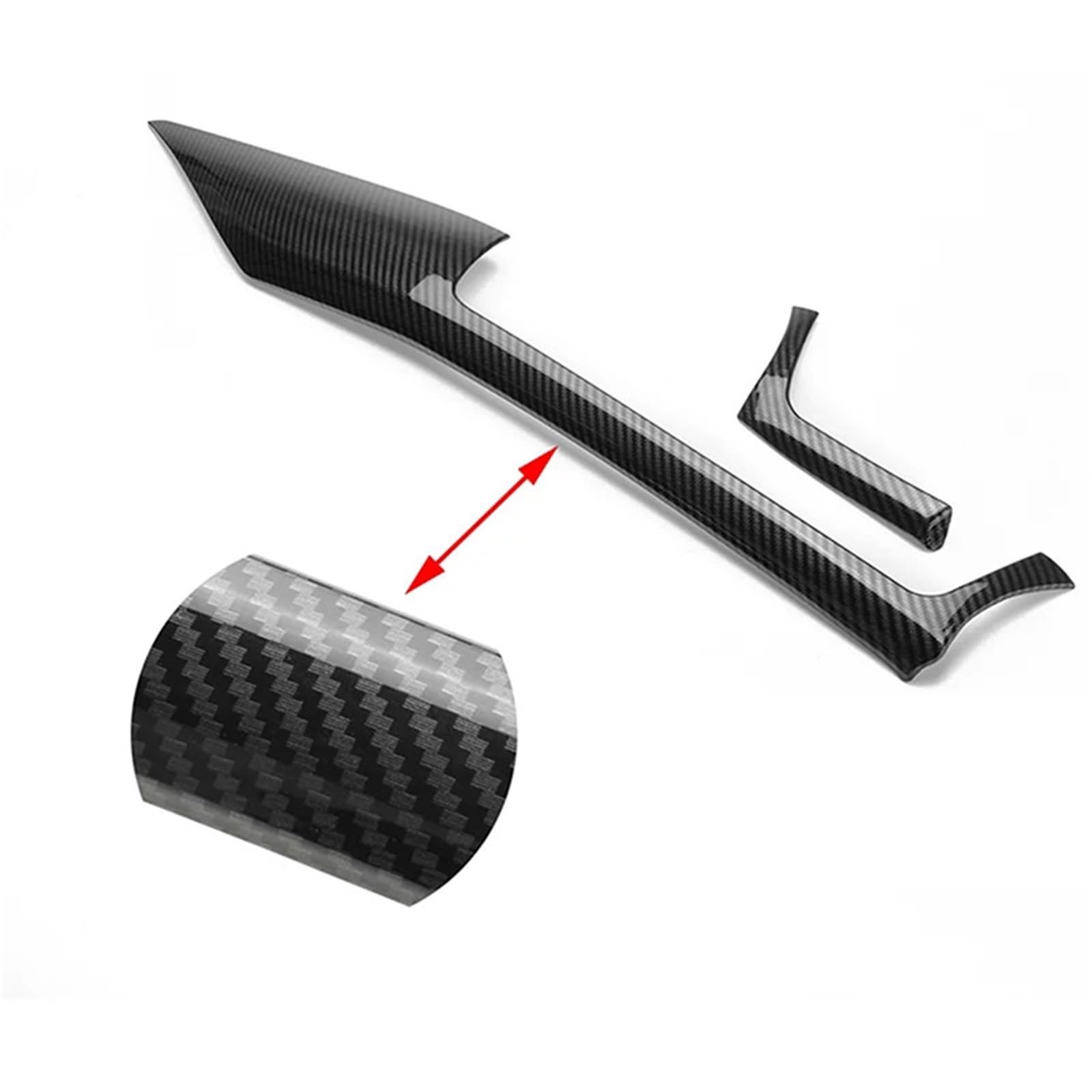 Folia na panel‌ Okleina skrzynia biegów‌ Osłona panelu konsoli środkowej samochodu z włókna węglowego, pasuje do BMW 3GT F34 2013-2019, pasuje do serii 3 4 F30 F31 F32