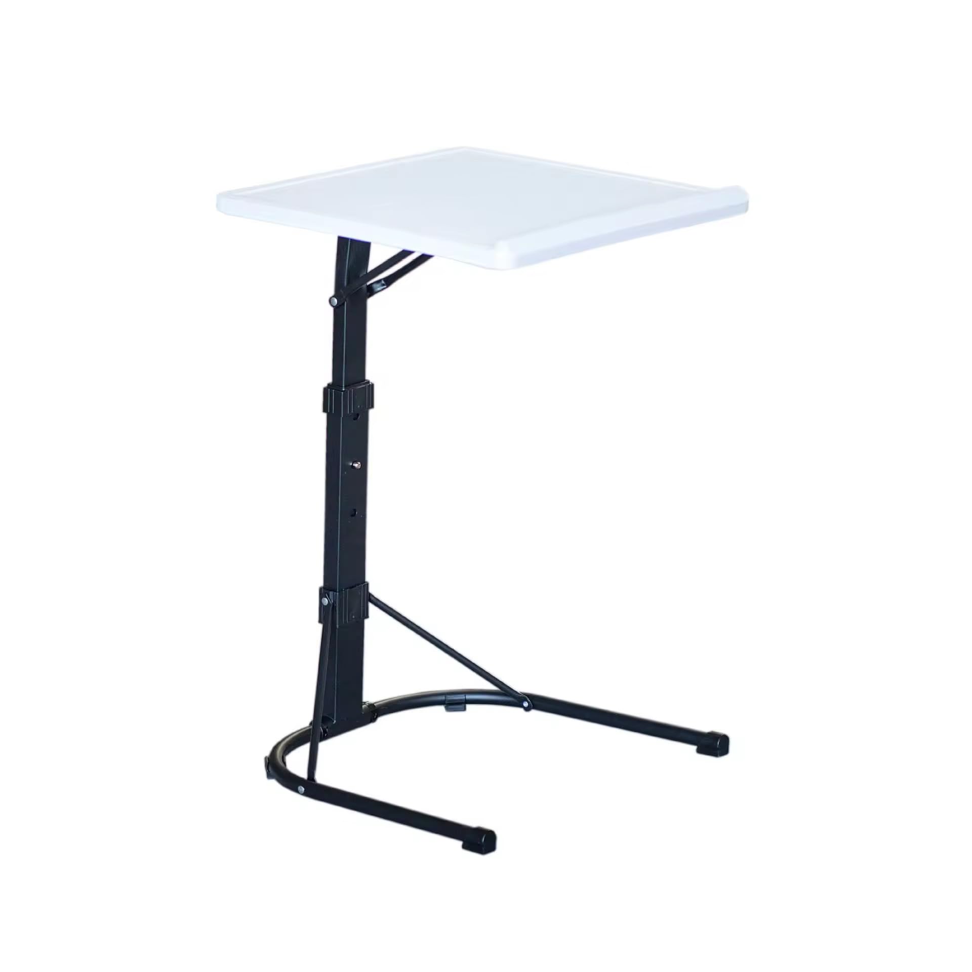 Fahd Traders White Folding Laptop Table | Adjustable Height & Tilt | Portable Desk For Bed, Sofa, Couch | Multi-Functional Laptop Stand | Ergonomic Tv Tray, Standing Desk, Work From Home Table (1, )