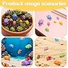 40-Piece Colorful Mini Resin Turtles Set Multi-Size Collection, Small Medium Large Turtle Figurines for Ocean Theme Decor, DIY Crafts, Fairy Garden, Party Supplies #3