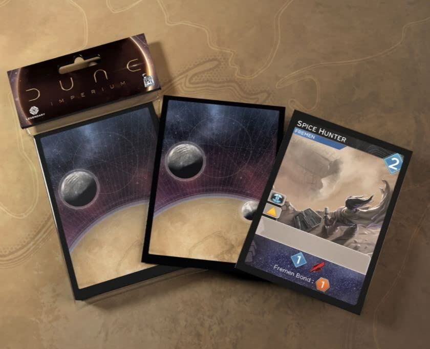 Dune Imperium: Arrakis Card Sleeves 75CT – Smooth & Tough – Standard Size Card Sleeves - PVC and Acid Free – Designed for use with Dune Imperium and Other Games