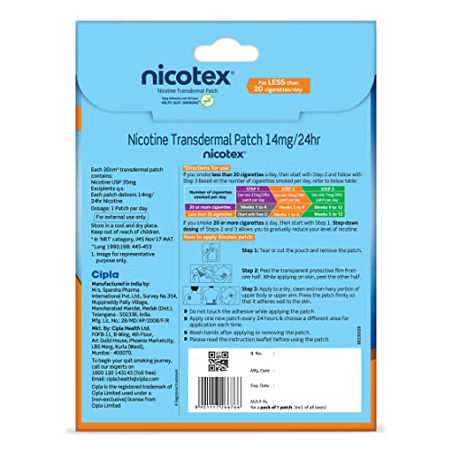 Cipla-Nicotex-Nicotine-Transdermal-Patch-14mg-Helps-to-Quit-Smoking-WHO-Approved-Therapy-1-Patch-Pack-of-3