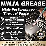 【Ninja 060】 Silicone-Free Thermal Paste for CPU & GPU,Laptop & Console, High Thermal Conductivity, Non-Conductive, Copper-Safe, Made in Japan,(1.5g) - Image 2