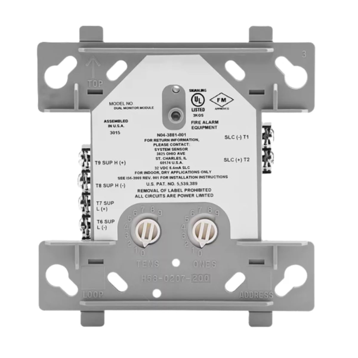 Amazon.com: SILENT KNIGHT SECURITY SYS SK-MONITOR-2 32F TO 120F (0C 49C ...