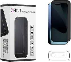Kit Película Privacidade para iPhone 17 e Película Proteção Lente Câmera (iPhone 17 Air)