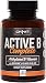 Onnit Active B Complete: Methylated B Vitamin Supplement with Folic Acid and Benfotiamine (30ct). Vitamins B1, B2, B5, B6, B12 in Easy to Take Capsules