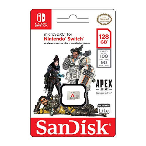 SanDisk-microSDXC-UHS-I-Tarjeta-para-Nintendo-Switch-128GB-Edicion-Apex-Legends-Producto-con-Licencia-de-Nintendo
