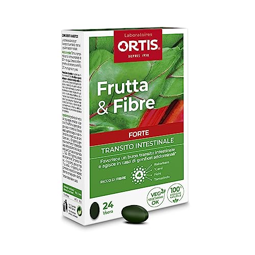 Ortis - Frutta & Fibre Forte 24 Compresse - Integratore...