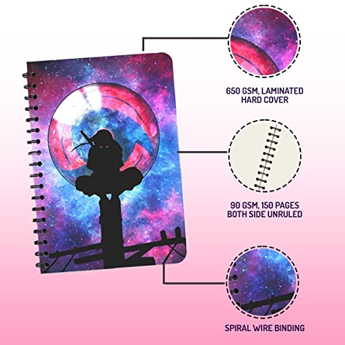 Image of Anime Inspired Sketchbook A5 Spiral Drawing Sketch Book Unruled for Kids Students Gift (Hero Sacrifice)