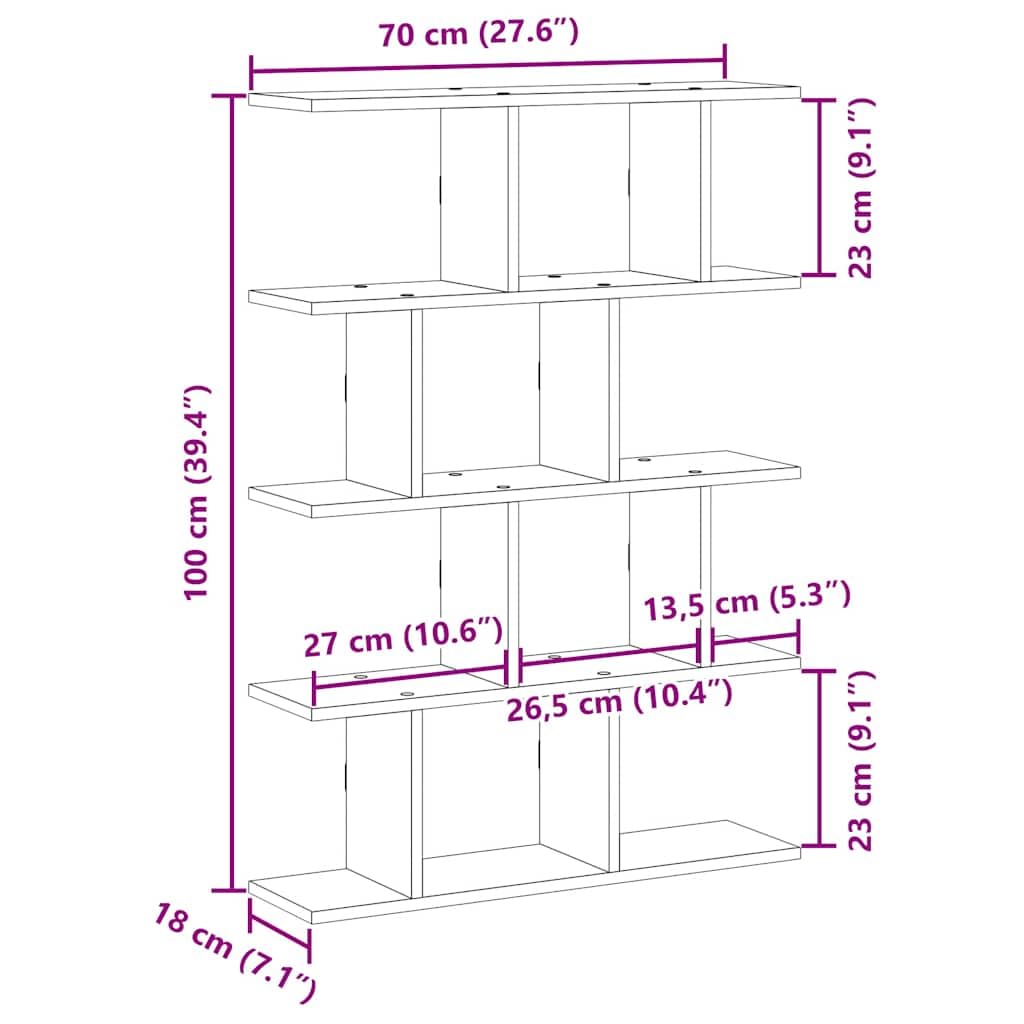 vidaXL Würfelregal 12 Fächer Weiß Holzwerkstoff, Regal, Wandregal, Würfelregal Wandmontage, schwebendes Würfelregal, Würfel Wandregal, Schweberegal