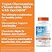 Doctors BEST Vegan Glucosamine Chondroitin MSM, Healthy Hair, Skin, Nails, & Joint Support, Non-GMO, Gluten Free, Soy Free, Vegan 120 Veggie Capsules