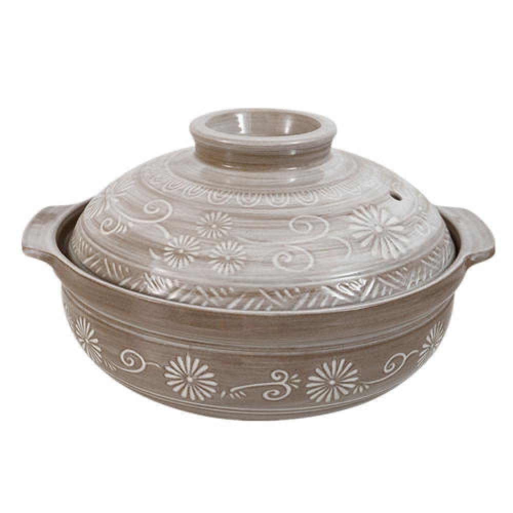 Pentola in ceramica Casseruola in terracotta Casseruola in ceramica Pentola in argilla Pentola in argilla Stile giapponese, resistente alle alte temperature, terracotta smaltata.-1,5 l (1,5 l)