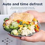 GE GCST16S1WWW Microwave Oven, 1,150-watt Capacity, 1.6 Cubic Ft, 8 Auto Cooking Settings, Child-Lock Technology, Kitchen Essentials for The Countertop, Dorm Room or Apartment, White, Cu - Image 3