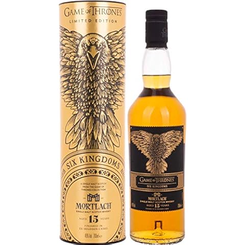 Mortlach 15 Year Old Single Malt Scotch Whisky 70cl, Six Kingdoms Game of Thrones Limited Edition Cover