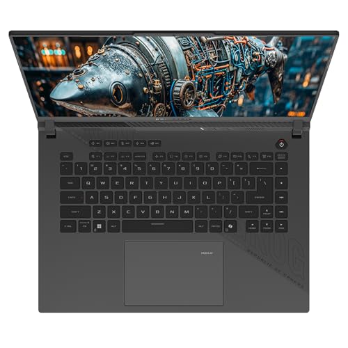 Image of ASUS ROG Strix G16 Gaming Laptop, AMD Ryzen 9-9955HX, 64 GB DDR5 RAM, 4 TB PCIe SSD, 16 inch WUXGA (1920x1200) 165Hz Display, Nvidia G-Force RTX 5060, 4-Zone RGB Keyboard, W11 Home, Eclipse Gray