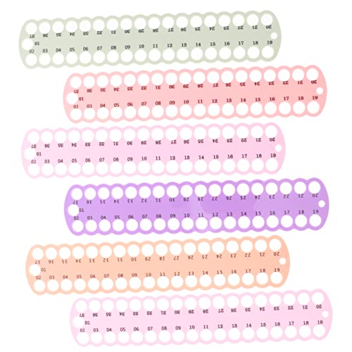 LALAFINA 6Pcs Wear Resistant Stitching Thread Organizer for Household Embroidery Compact and Lightweight Prevent Tangles Durable Plastic Thread Holders for Daily Use