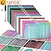 Keto Cheat Sheet Magnets 12 PCS, Ketogenic Diet Books for Beginners of 190 Ingredients Keto Food, Refrigerator Magnets Keto Products With Fibers, Net Carbs, Fat, Protein and Calories in One