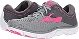 Brooks Women's Anthem Grey/Ebony/Pink 9 B US