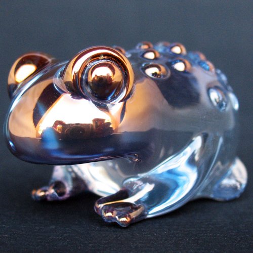 Prochaska Gallery Hand Blown Glass Toad Figurine #TOP1