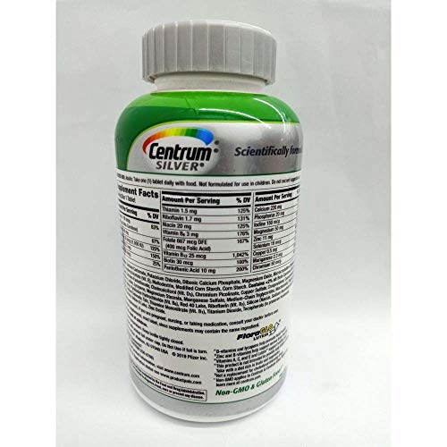 Multivitamínico Centrum Silver adultos 50+ 325 comprimidos