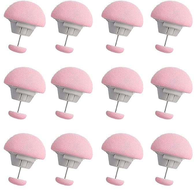 PENAHOLIC Mushroom Shape Duvet Clips, Non-Slip Cover Fixator, Comforter Quilt Holder with One-Key Unlock for Blanket Bed Sheet Curtain Socks Mattress Covers (16, Multicolor)-image-41