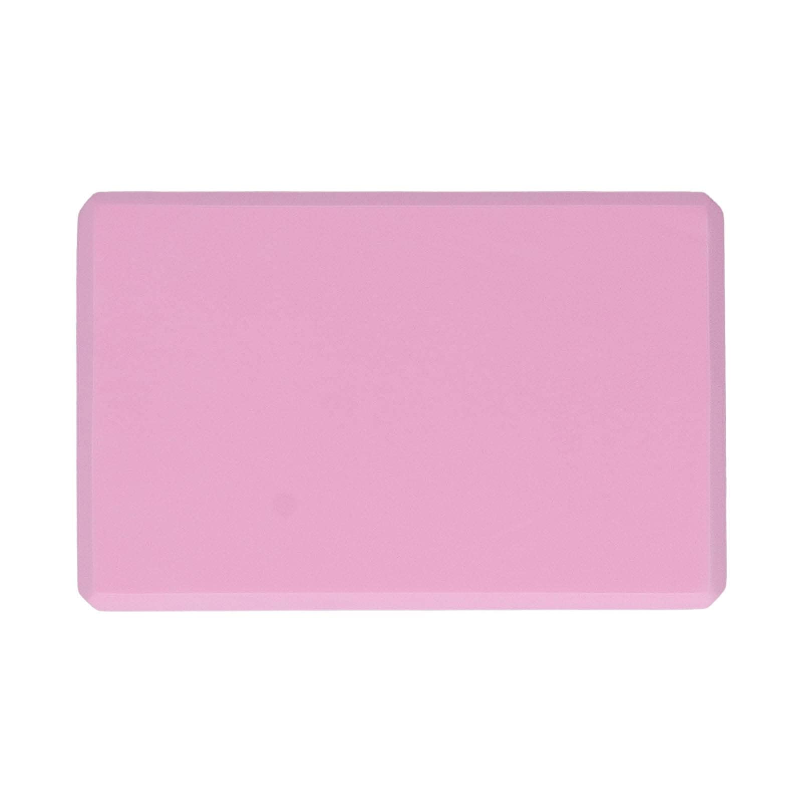 Pink Yoga Block, Foam 2 Pack Foam Travel Yoga Pilates Blocks Stability Non-slip Blocks for Meditation Pilates YogaOther Postpartum Care