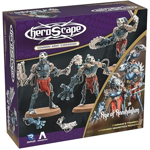 Necrotech Reavers Heroscape jeu de stratégie figurines interchangeables et cartes d'armée