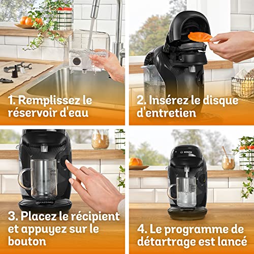 Cafetière Multi-Boissons Bosch Tassimo Style TAS1102 – 40 Boissons, Noir - vue 10